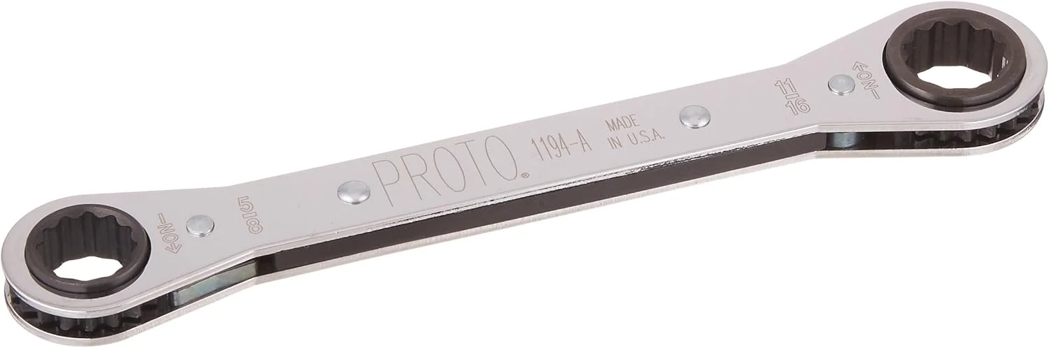 آچار جغجغه ای سر بسته 6 پر Stanley J1194-A Proto سایز 5/8 X 11/16