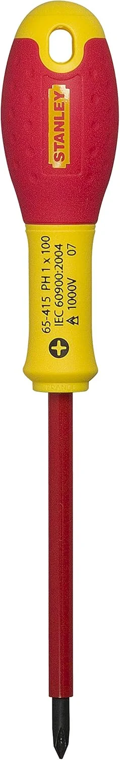 پیچ گوشتی استنلی 1-65-415 PH1 VDE، قرمز/زرد پیچ گوشتی استنلی 1-65-415 PH1 VDE، قرمز/زرد