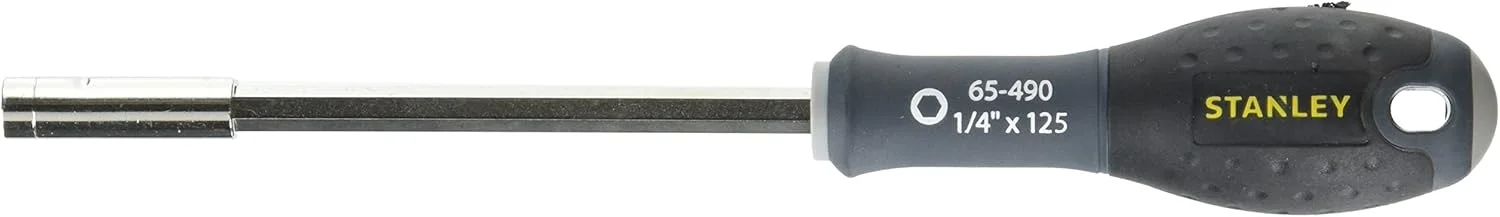 پیچ گوشتی سر دریلی 6 تایی استنلی مدل 1-65-490، مشکی