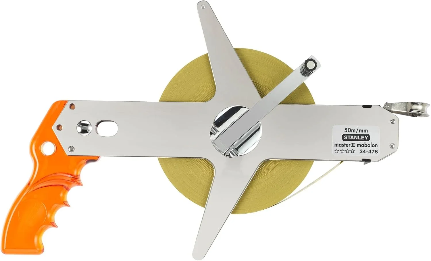 نوار اندازه گیری 50 متری Miara Master II، نوار فولادی ''mabolon''، قاب باز