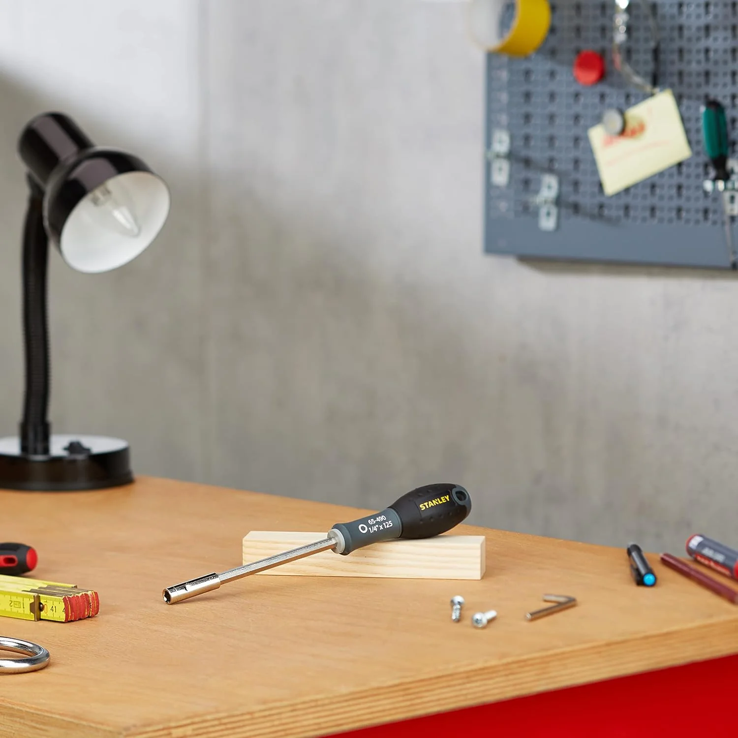 پیچ گوشتی سر دریلی 6 تایی استنلی مدل 1-65-490، مشکی