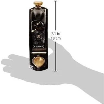 رنده دستی بلوکی شماره 60 مدل 1-12-060BT، مشکی/نقره ای