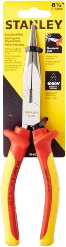 انبر دم باریک عایق استنلی مدل 84-007 با طول 8-1/4 اینچ