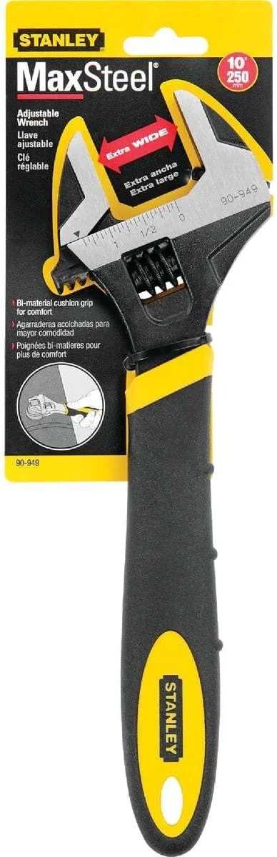 آچار فرانسه 25 سانتیمتری استنلی مدل Maxsteel 90-949 آچار فرانسه 25 سانتیمتری استنلی مدل Maxsteel 90-949