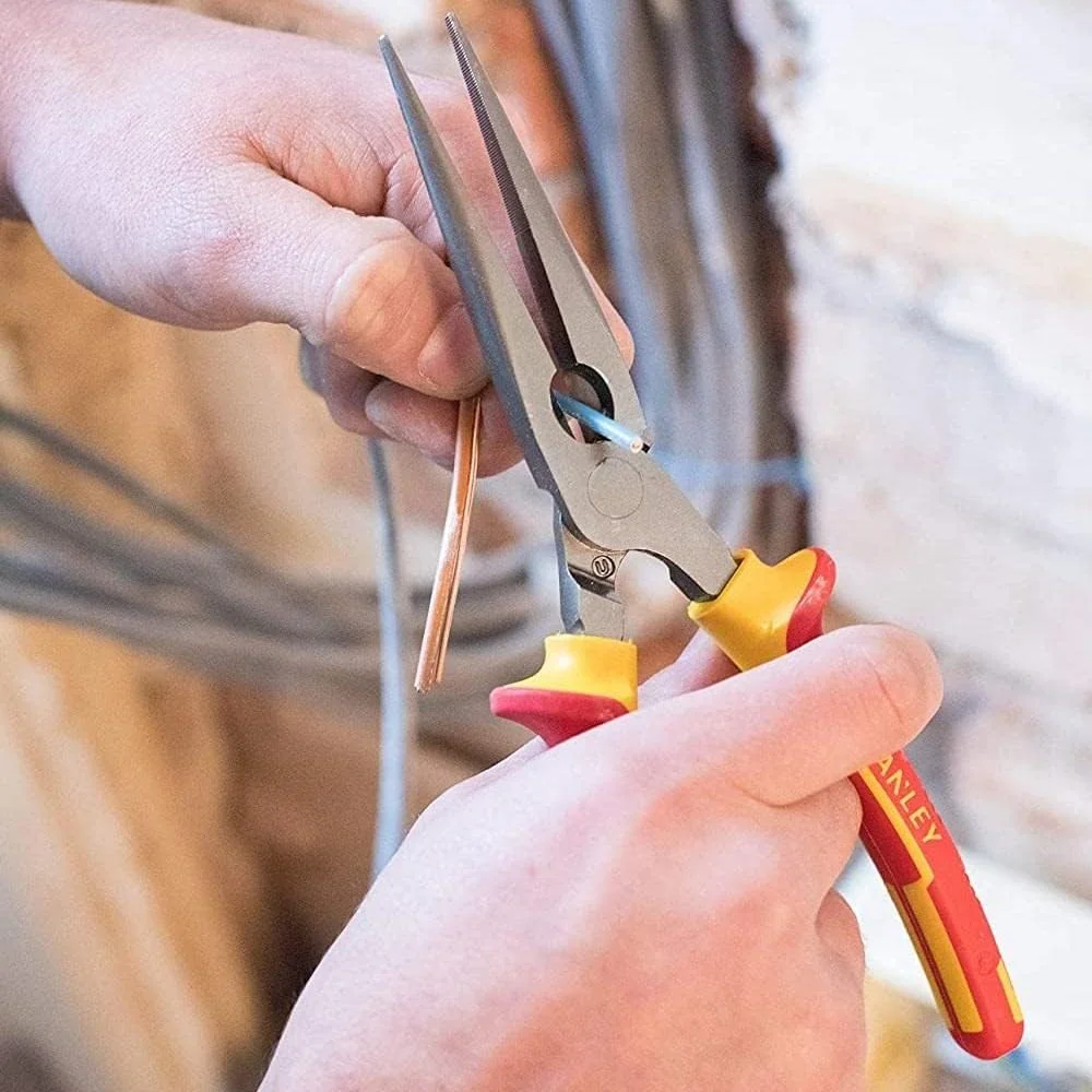 انبر دم باریک عایق استنلی مدل 84-007 با طول 8-1/4 اینچ