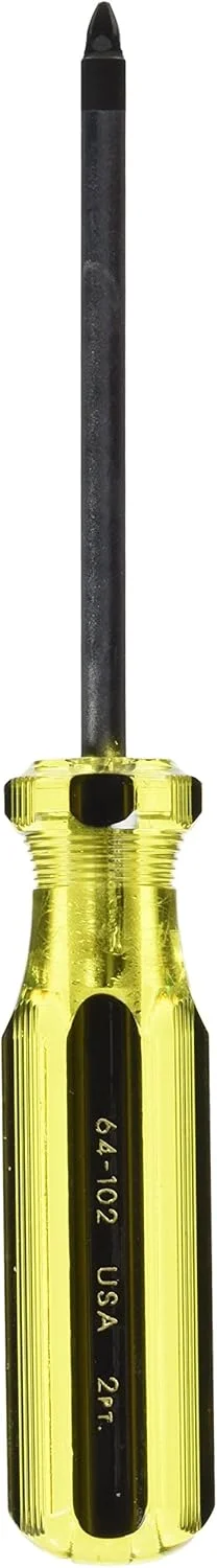 پیچ گوشتی چهارسو استنلی مدل 64-102، سایز 2، طول 4 اینچ