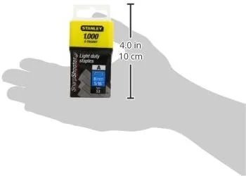 منگنه سبک استنلی STA0TRA205T سایز 8 میلی متر (1000 عدد) 0-TRA205T