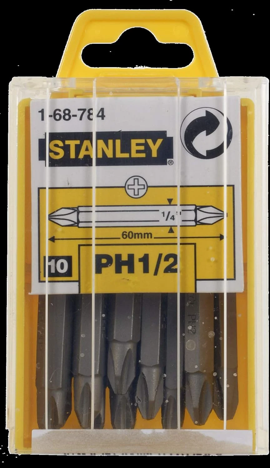 سر پیچ گوشتی دو سر استنلی، شماره 1 و 2 فیلیپس مدل 1 68 784