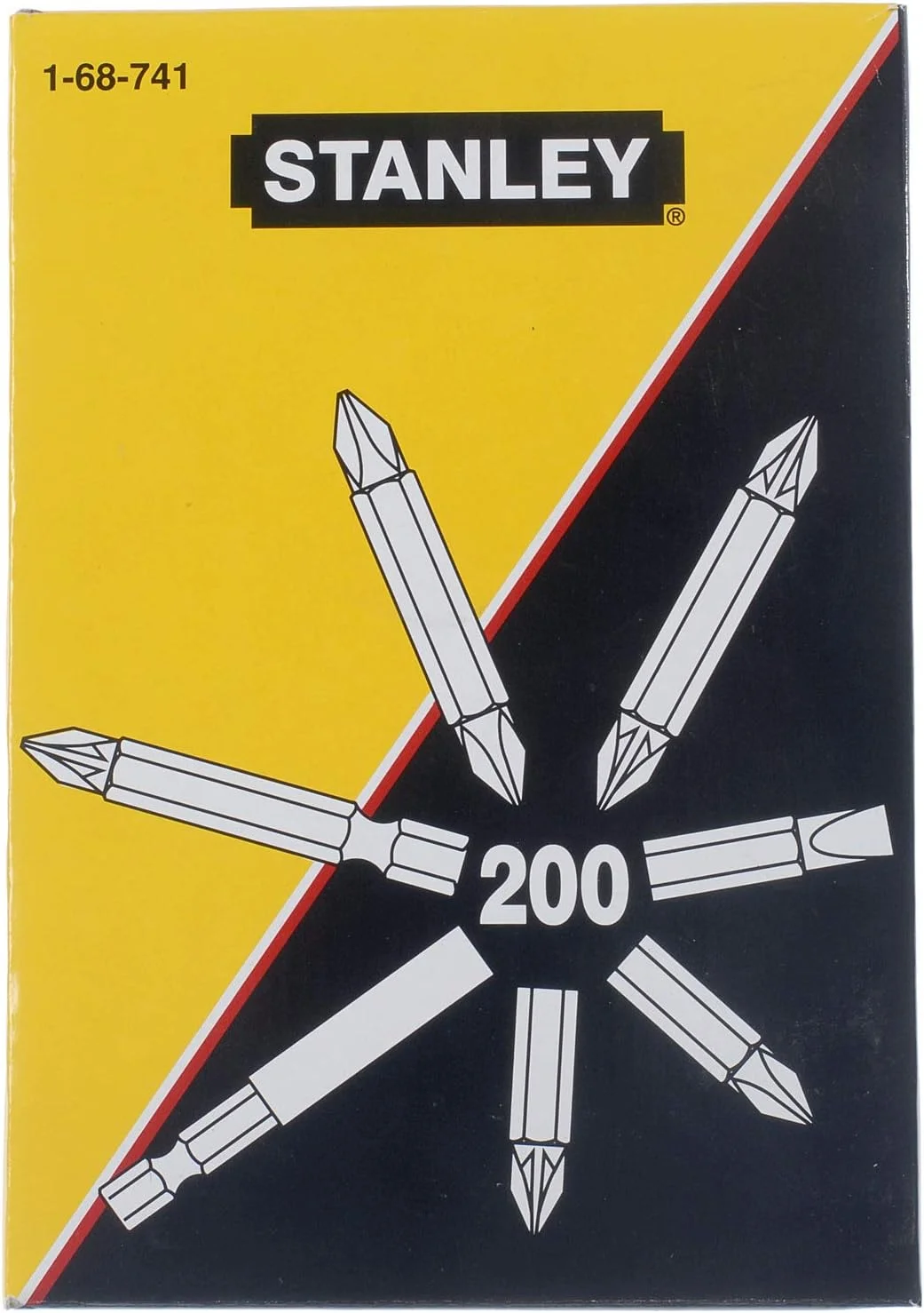 سری سری پیچ گوشتی استنلی 1-68-741 به همراه نگهدارنده/آداپتور 10 تایی (190 عددی)، نقره ای