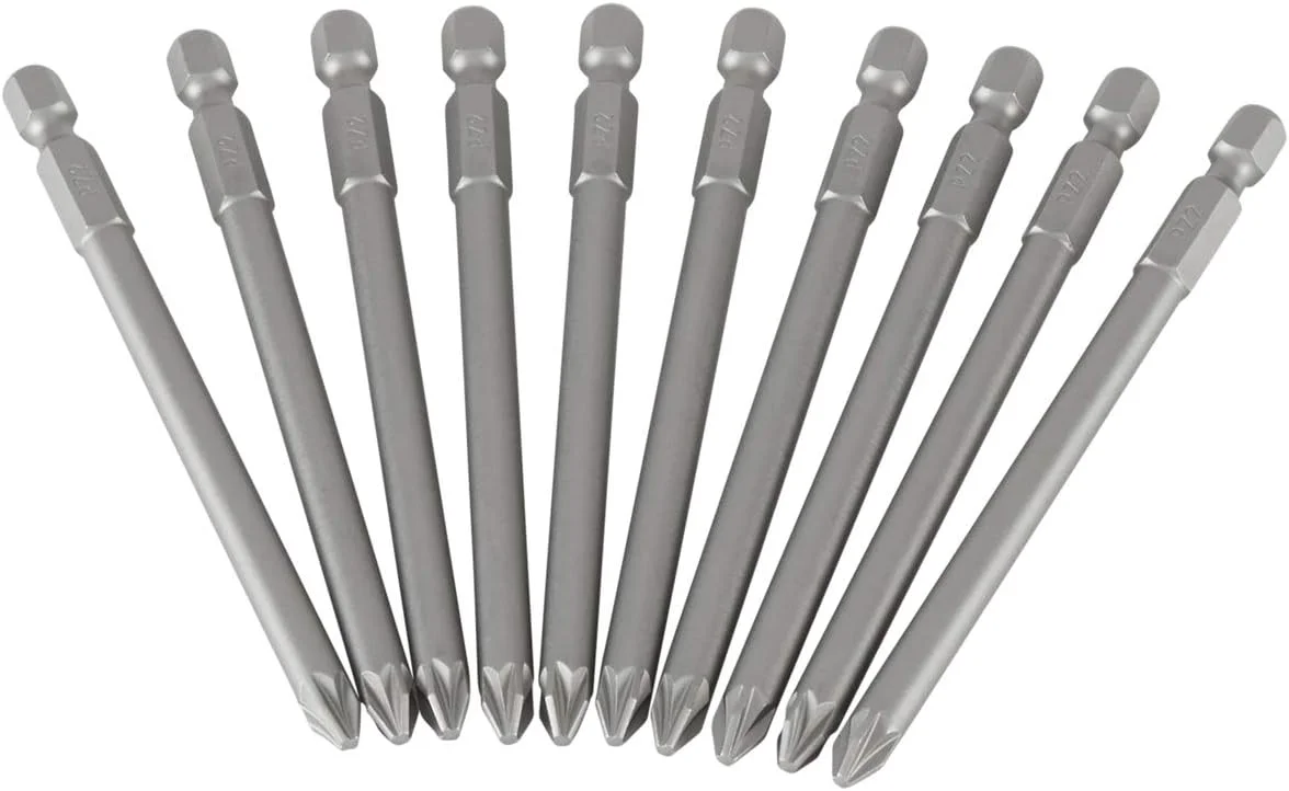 سری پیچ گوشتی استنلی 368807B سایز 100 میلی متر پوزی درایو 2 نقطه (10 عددی)