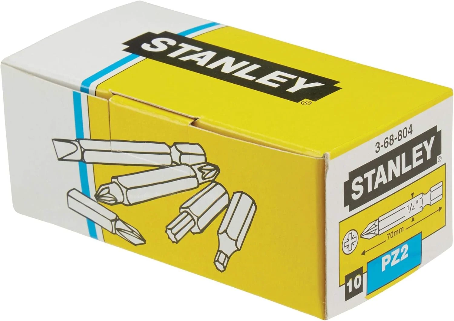 سری پیچ گوشتی استنلی 1-68-953 PZ3 (25 عددی)، نقره ای