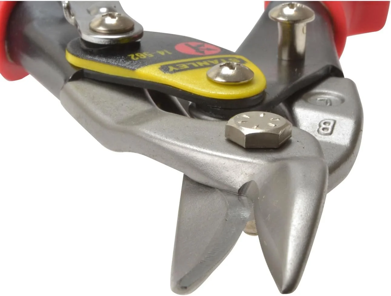 قیچی هوانوردی استنلی مدل MaxSteel Offset Right 2-14-568، آبی