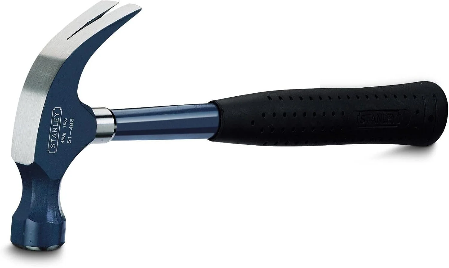 چکش میخ کش استنلی مدل 1-51-488 Blue Strike با وزن 450 گرم، چند رنگ چکش میخ کش استنلی مدل 1-51-488 Blue Strike با وزن 450 گرم، چند رنگ