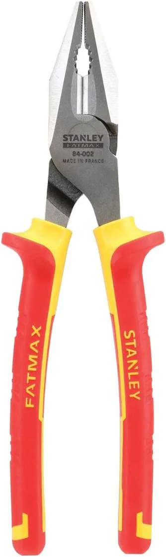 انبر سیم لخت کن استنلی VDE 200 میلی متر مدل 0 84 002 انبر سیم لخت کن استنلی VDE 200 میلی متر مدل 0 84 002