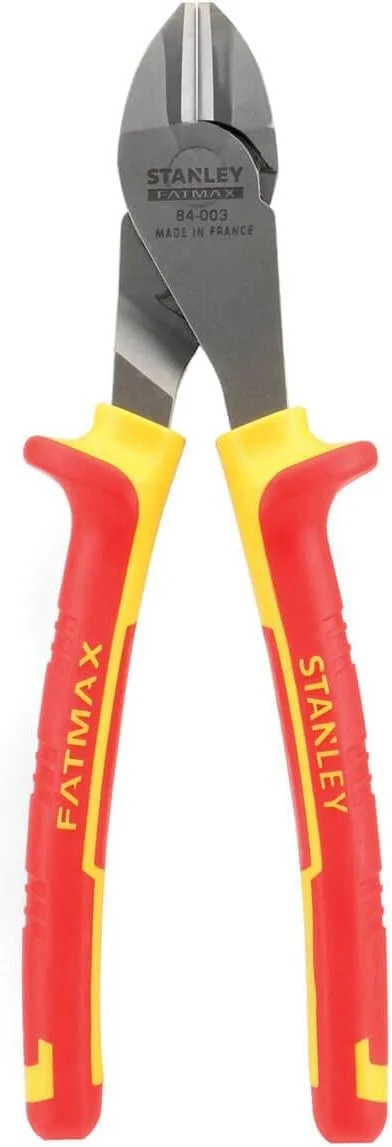 انبر سیم‌چین عایق استنلی VDE مدل HD با طول ۱۷۵ میلی‌متر (0 84 003)