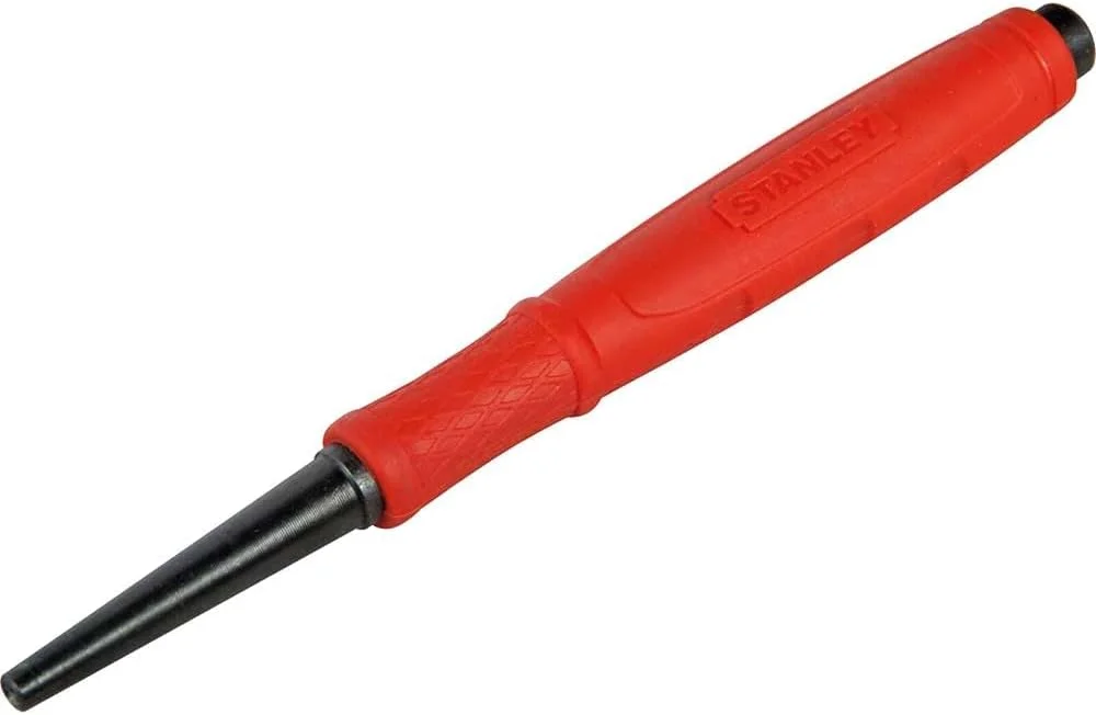 سنبه میخ استنلی 0-58-913 با روکش Dynagrip، زرد/نقره ای