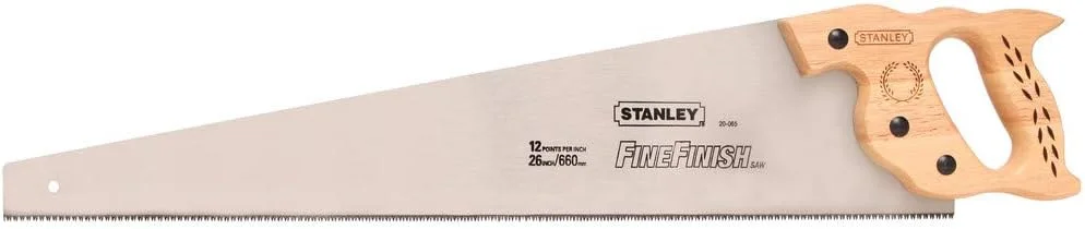 اره دستی استنلی، 11 دندانه در اینچ، 26 اینچ (20-065) اره دستی استنلی، 11 دندانه در اینچ، 26 اینچ (20-065)