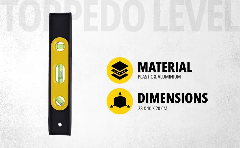 تراز استنلی مدل STHT42264-812 اژدری پلاستیکی آهنربایی - 225 میلی متر/9 اینچ