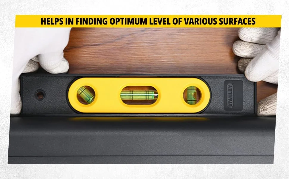 تراز استنلی مدل STHT42264-812 اژدری پلاستیکی آهنربایی - 225 میلی متر/9 اینچ