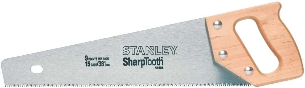 اره دستی استنلی، 8 دندانه در اینچ، 15 اینچ (15-334)