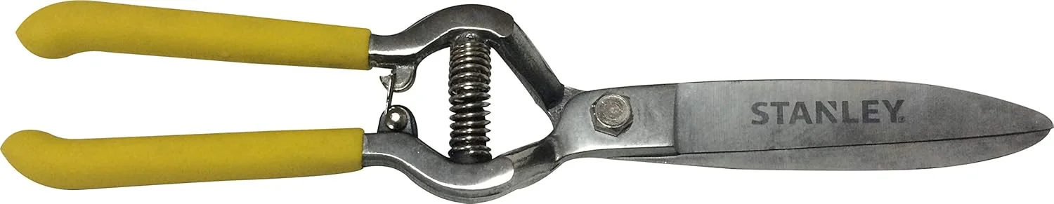 قیچی چمن زنی آهنگری شده استنلی مدل BDS7223، زرد