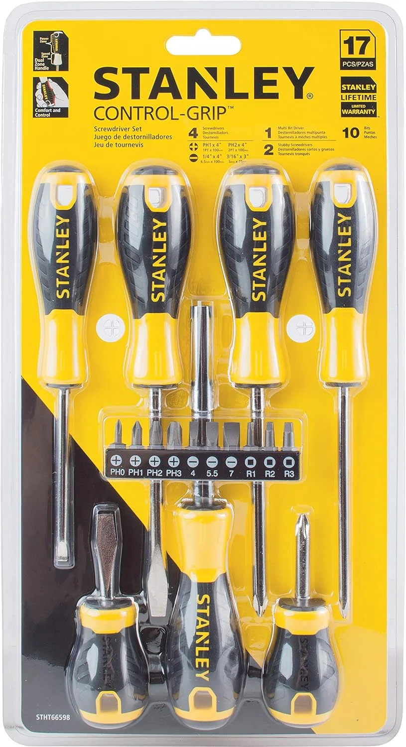 مجموعه پیچ گوشتی 17 عددی با دسته کنترل 017PC