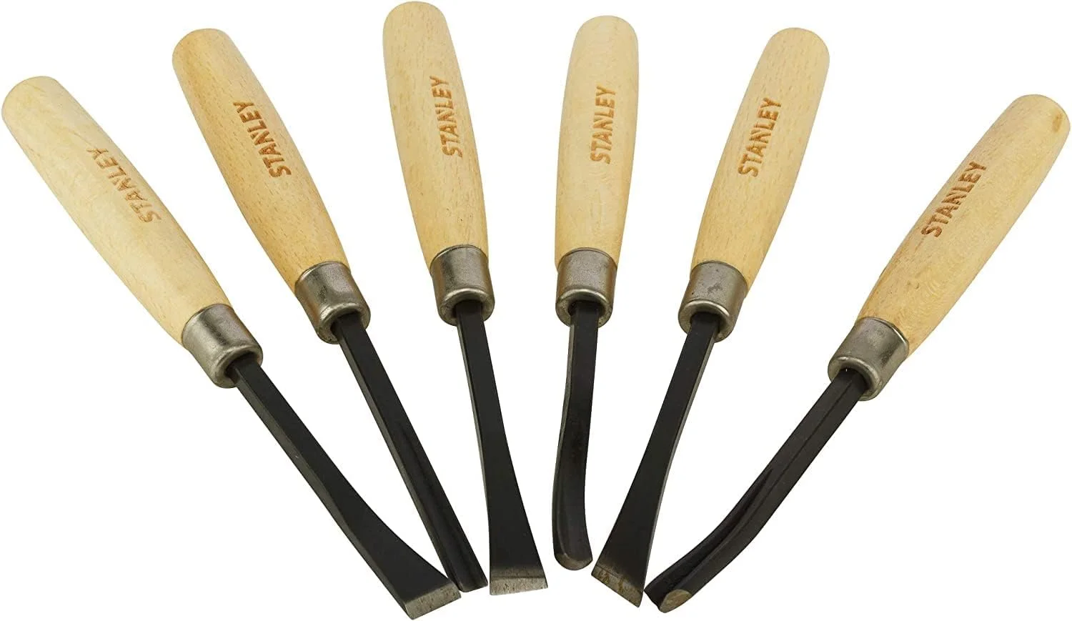 مجموعه 6 عددی مغار نجاری استنلی مدل 16120 (قهوه ای)