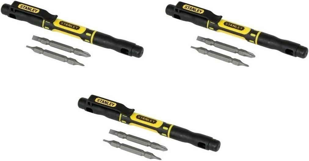 پیچ گوشتی جیبی 4 در 1 استنلی مدل 66-344 با سر مغناطیسی و دو سر