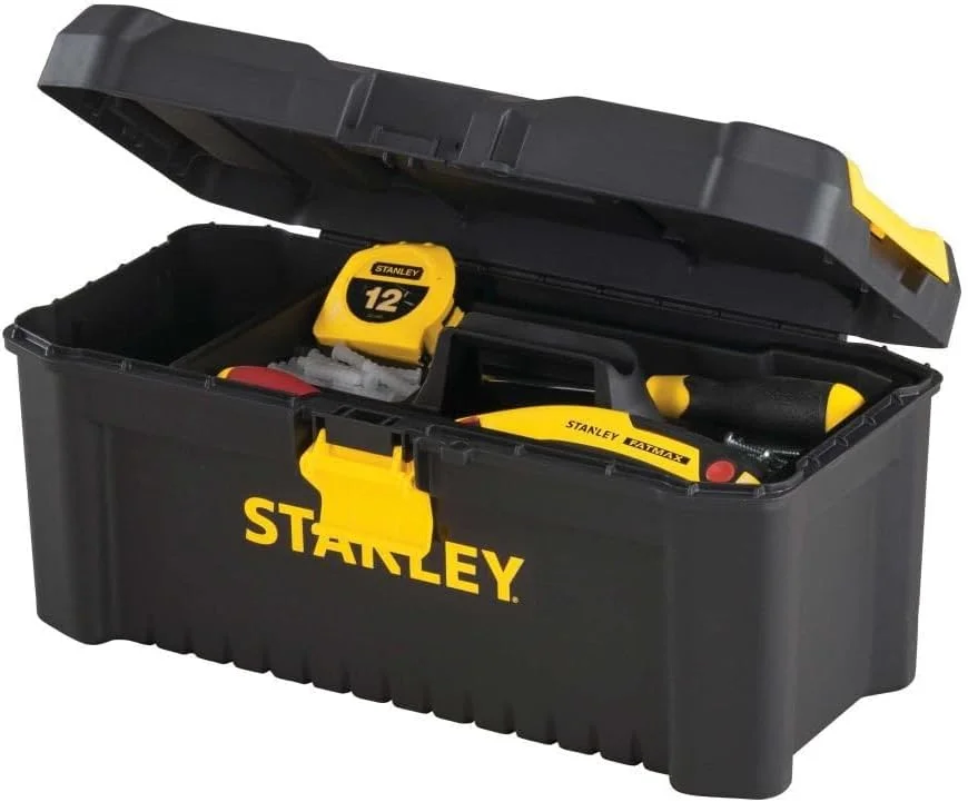 جعبه ابزار ضروری 16 اینچی استنلی مدل STST16331، مشکی/زرد