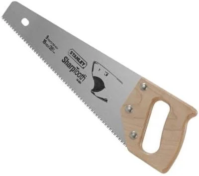 اره دستی دندانه تیز استنلی مدل 15-334 با طول 15 اینچ و 9 دندانه در اینچ