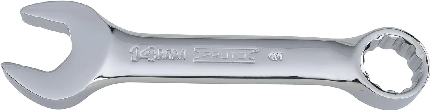 آچار یکسر تخت یکسر رینگ کوتاه 13 میلی‌متری استنلی پروتو J1213MES با پرداخت پولیش کامل