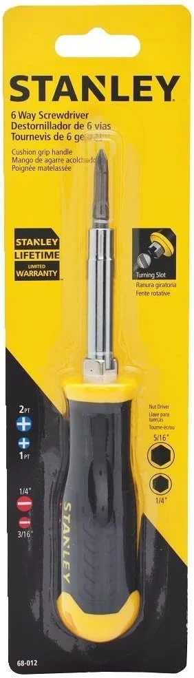 پیچ گوشتی 6 طرفه استنلی راحت پیچ گوشتی 6 طرفه استنلی راحت