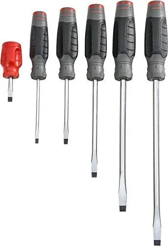 مجموعه پیچ گوشتی دوسو استنلی پروتو مدل J1206SRF Duratek، 6 عددی