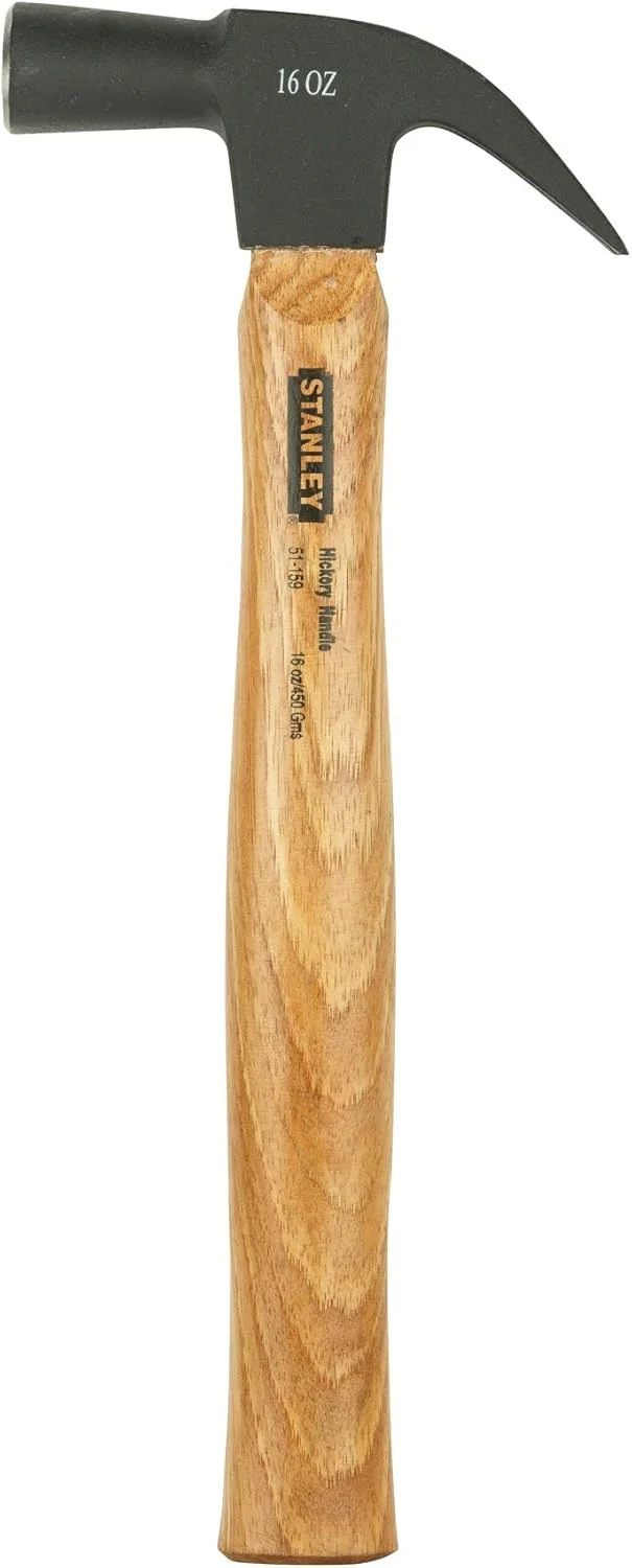 چکش میخ کش استنلی مدل 51-159 با دسته چوبی (450 گرمی)