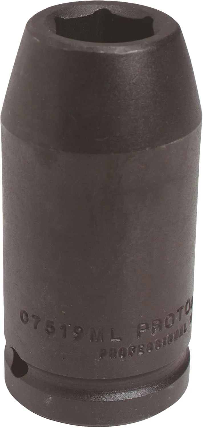 بکس ضربه ای عمیق 12 پر صنعتی 3/4 اینچ Proto Stanley J07519MLT، سایز 19 میلی متر