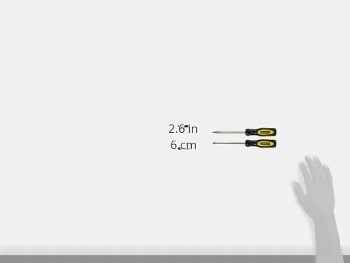 مجموعه دو عددی پیچ گوشتی دوسو استاندارد استنلی مدل 60-020