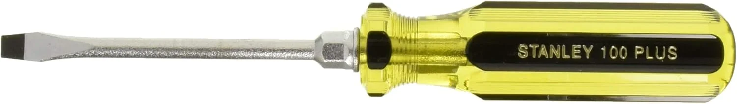 پیچ گوشتی استاندارد استنلی 66-164، سایز 1/4 اینچ در 4 اینچ، مدل 100 پلاس