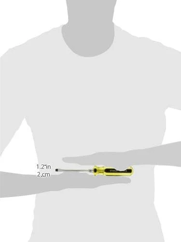 پیچ گوشتی استاندارد استنلی 66-164، سایز 1/4 اینچ در 4 اینچ، مدل 100 پلاس