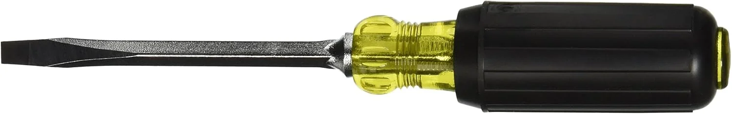 پیچ گوشتی استنلی 66-093 با دسته روکش وینیل، نوک استاندارد/چهارسو، سایز 1/4 اینچ در 4 اینچ