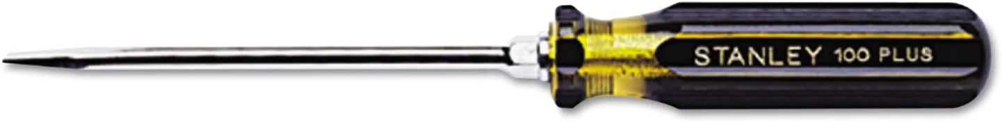 پیچ گوشتی دوسو استاندارد استنلی 66-011، سایز 1/4 اینچ در 6 اینچ