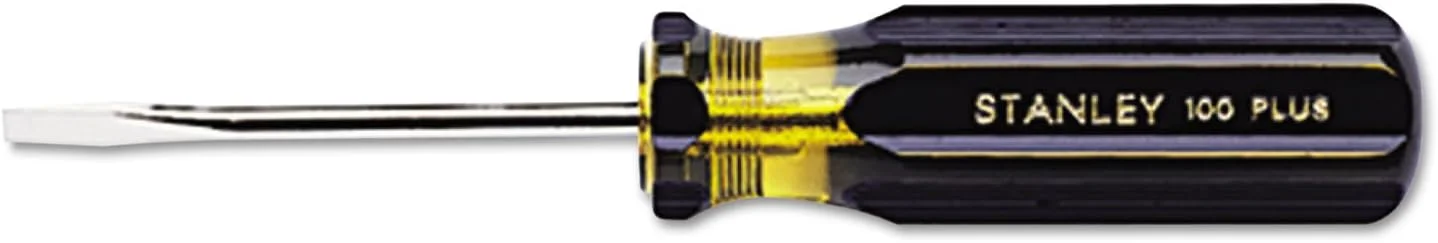 پیچ گوشتی استاندارد استنلی 66-168 سایز 3/8 اینچ در 8 اینچ مدل 100 پلاس