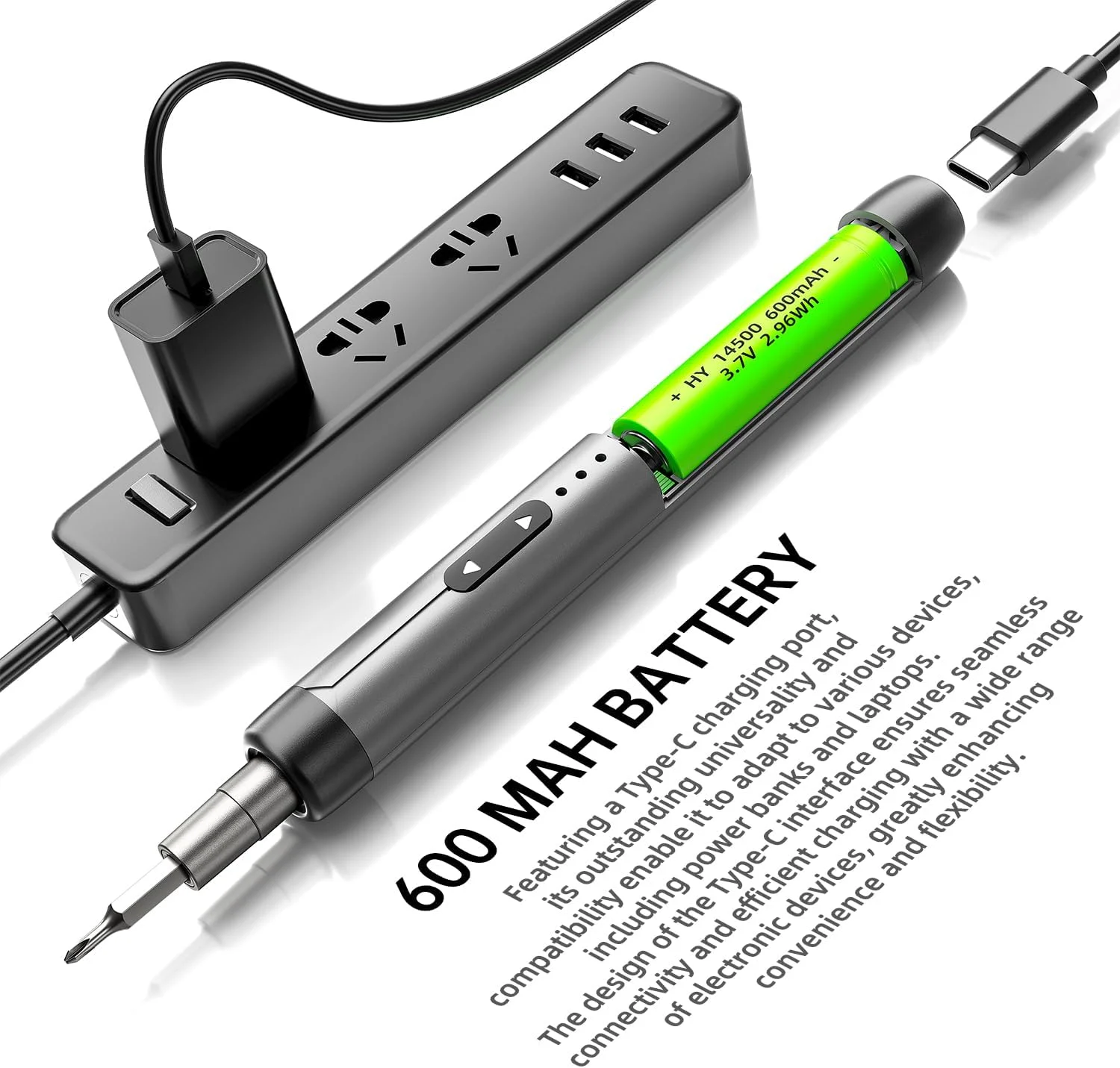 ست پیچ گوشتی برقی دقیق 120 در 1، دریل مغناطیسی و محل نگهداری، پیچ گوشتی برقی کوچک، قابل شارژ، مناسب برای تلفن های همراه، دوربین ها، لپ تاپ ها، ساعت ها، تعمیرات DIY - خاکستری