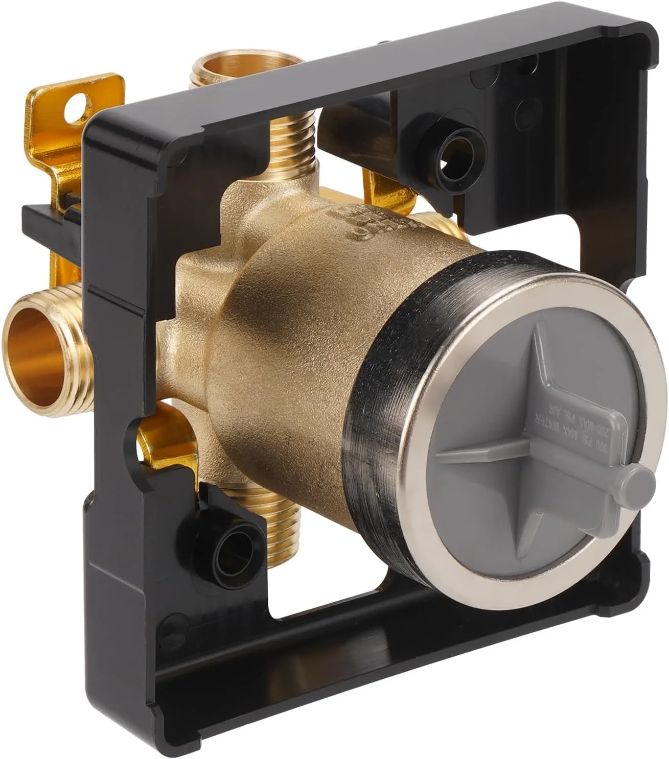 بدنه شیر دوش یونیورسال چند انتخابی R10000-UNBXHF، برای کیت های تریم شیر دوش، برای سری D 13، 14، 17 یا 17T تک کاره یا دو کاره، با استاپر پیچ گوشتی