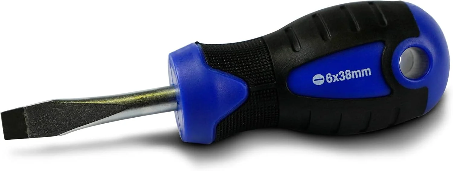 پیچ گوشتی دوسو مغناطیسی قابل حمل و چند منظوره VTOOLS، 6x38 میلی متر، ایده آل برای استفاده در دفتر، خانه و کارگاه، VT2118