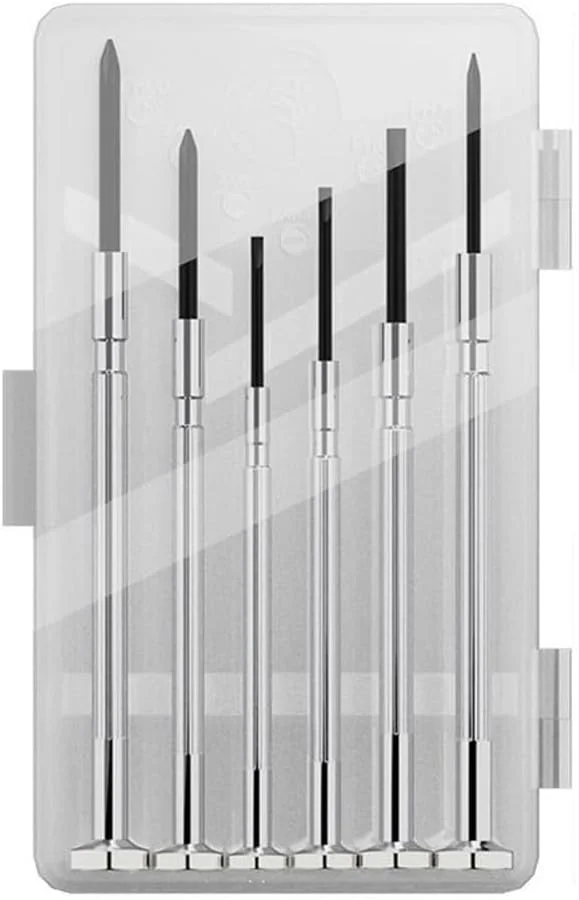 ست پیچ گوشتی کوچک 6 در 1، کیت ابزار تعمیرات مینیاتوری مغناطیسی دقیق