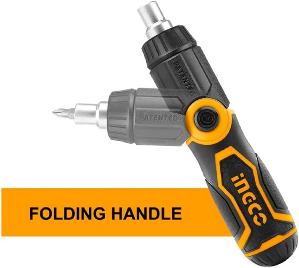 مجموعه پیچ گوشتی جغجغه ای ۱۳ در ۱ اینکو مدل AKISD1208