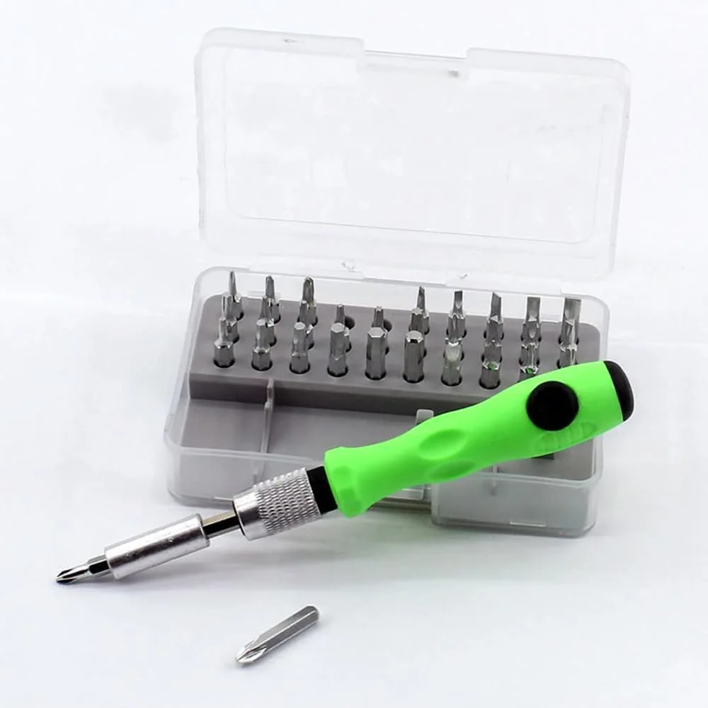 مجموعه پیچ گوشتی کوچک 32 در 1، کیت ابزار تعمیرات مغناطیسی دقیق