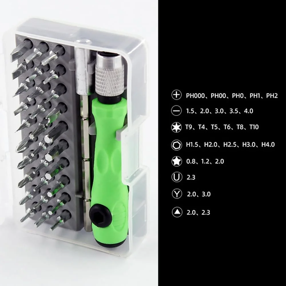 مجموعه پیچ گوشتی کوچک 32 در 1، کیت ابزار تعمیرات مغناطیسی دقیق مجموعه پیچ گوشتی کوچک 32 در 1، کیت ابزار تعمیرات مغناطیسی دقیق