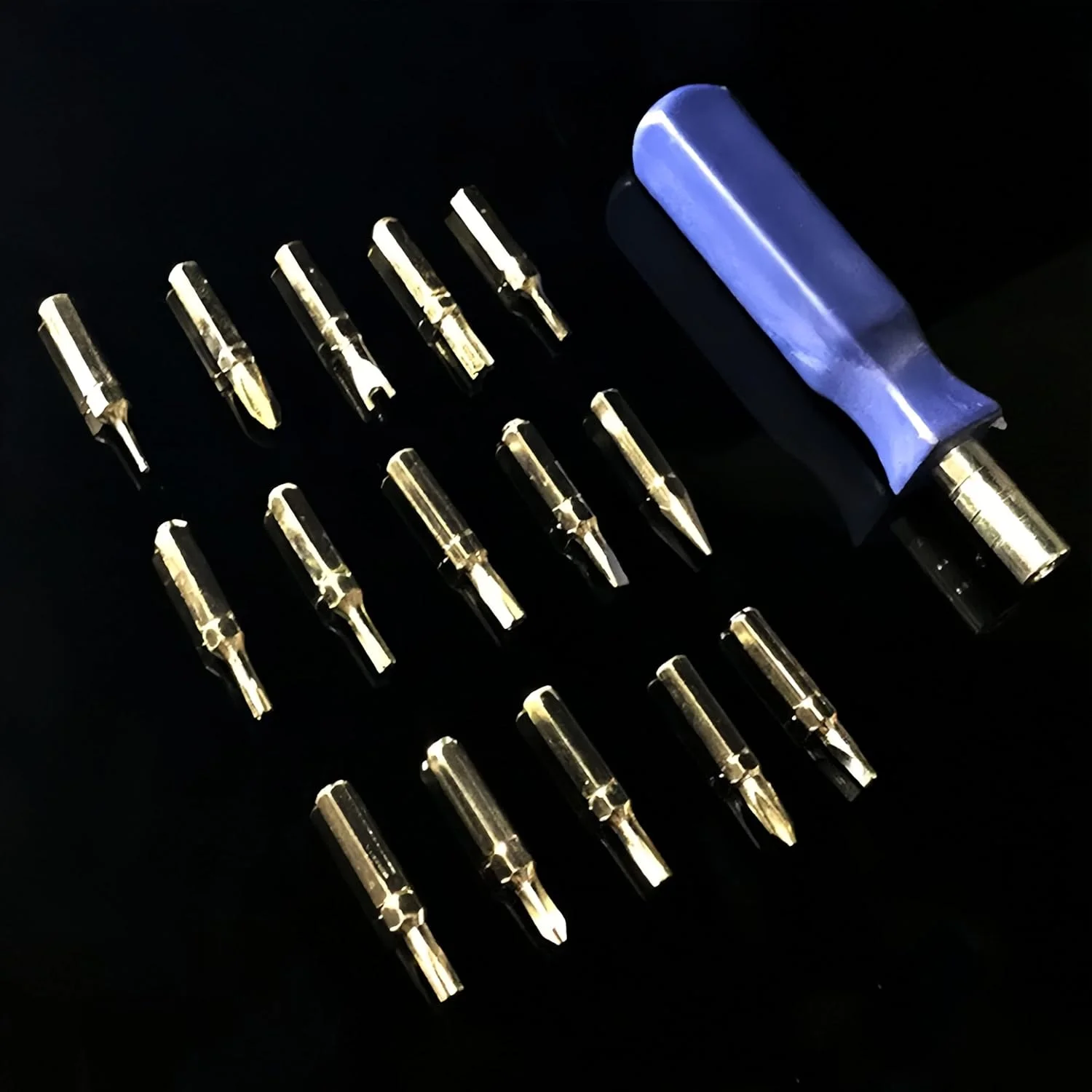 ست پیچ گوشتی چند سر 16 در 1، ابزار همه کاره، پیچ گوشتی چند منظوره قابل حمل، دوسو/چهارسو/ستاره ای/شش گوش