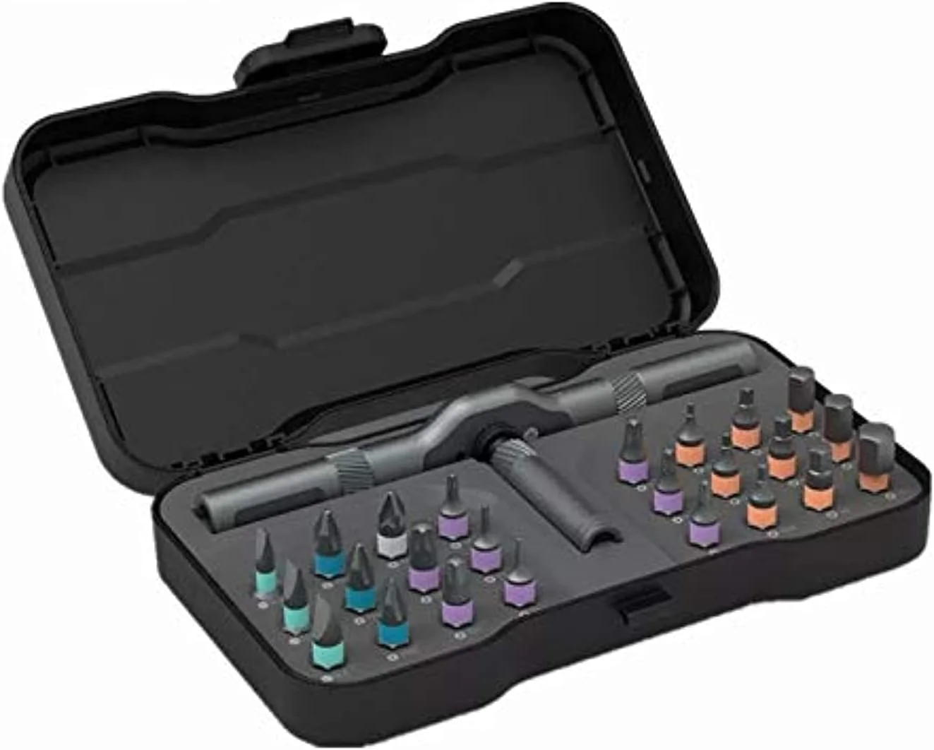 مجموعه پیچ گوشتی جغجغه ای 24 در 1 مدل DUKA RS1 مناسب برای تعمیرات خانگی و DIY (رنگ: مشکی)